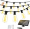 FUANXIEI Outdoor Solar String Lights Waterproof: ST38 33ft Shatterproof Patio Lights - Solar