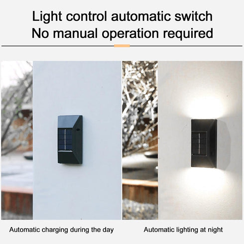 Generic 2024 IP65 2 Pack) Solar Outdoor Lights, Solar Wall Lights Outdoor Up and Down, New Waterproof Exterior Sconces