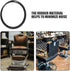41.5cm Sosoport Salon Chair Rubber Base Ring Gasket Anti-Slip Chair Rings Gasket Floor Protector for Styling Salon