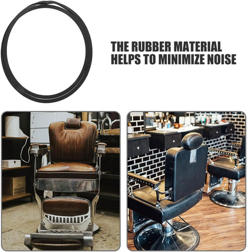 41.5cm OSALADI Salon Chair Rubber Base Ring Gasket Floor Protector Anti-Slip Chair Bottom Guard for Salon Styling