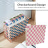 Y YOMA 6 Pack Decorative Hanging File Folders, Letter Size, Checkerboard Organizer for Office Home with 1/5-Cut Tabs,