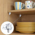 Aphumedc 50PCS 5mm Closet Shelf Support Peg, Plastic Book Shelf Pins, Clear Replacement Shelves for Cabinets Kitchen