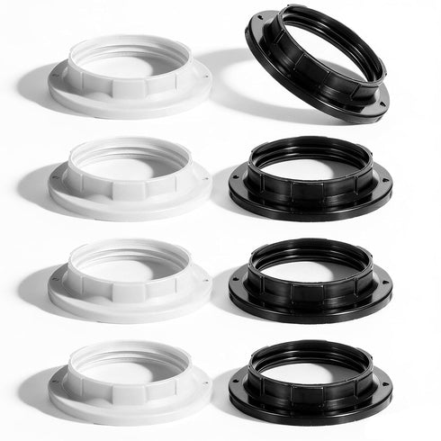 KFHENSOMR Lamp Shade Adapter Ring Light Socket Ring Retaining Rings for E27 Sockets
