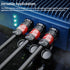 CNLINKO YM-20 5 PIN Waterproof Connector, IP68 Circular Quick Plugging Aviation Connector, PBT Plastic Shell