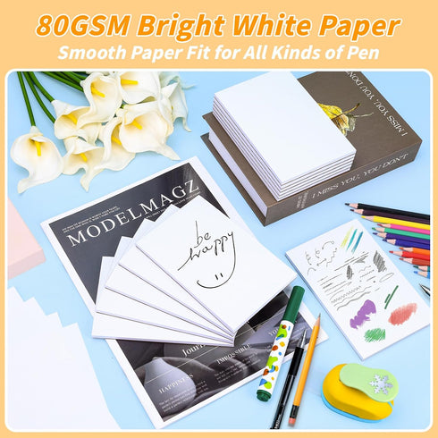 4x6, 36 Pack 4x6, 50 4 6, Note Pads Small NotePads, Server Pads, Scratch Pads Memo Pads White Paper, Sheets per Blank