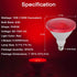 CICINY Par38 Red Flood Light Bulb - 15W (100Watt Equivalent) - E26 Base Red LED Flood Lights 2 Pack, Party Decoration, Porch, Home Lighting, Holiday Lighting, Red Light Bulb Outdoor Indoor (Red) by CICINY