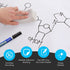 Houseables Dry Erase Whiteboard Sticker, 6x4 ft Adhesive Contact Paper, Peel and Stick Vinyl Wall Decal with 2 Markers