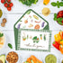 50 Pack 4 6 Inch Whaline Baby Shower Thank You Cards Boxed Green Plaid Vegetable Greeting Cards with Envelopes Stickers