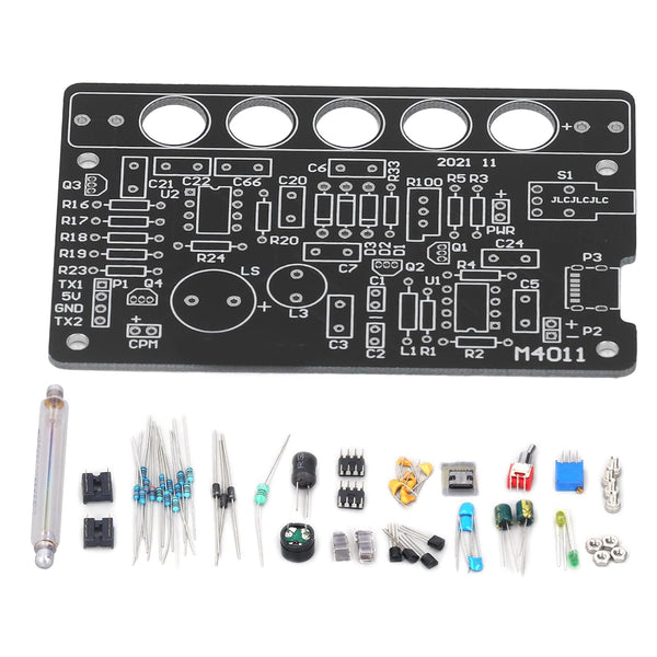 M4011 Unassembled DIY Geiger Counter Parts Kit, Nuclear Radiation Detector Module