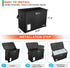 ELOBOON Fireproof & Water-Resistant Comic Book Storage Box with Lock and Label Window, Moistureproof Short Box Holds