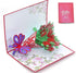 Flower Pop Up Cards 3D, Assorted 4 Flower Greeting Cards with Envelopes for All Occasions