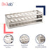 Test Tube Rack, 30 Holes Stainless Steel Test Tube Holder, Suitable for Tubes of Dia.=21mm
