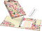 Ospelelf Mini 3 Ring Binder 1 Inch, Cute Binder for 5.5" x 8.5" with 5 Tab Dividers and File Folder Labels