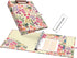 Ospelelf Mini 3 Ring Binder 1 Inch, Cute Binder for 5.5" x 8.5" with 5 Tab Dividers and File Folder Labels