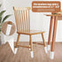 16 Set PCS White Furniture Leg Socks - Knitted Chair Leg Floor Protectors for Hardwood Floors - Fits Round and Square