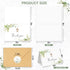 50 5 4 6in Communion, Thank You Cards with Envelopes, Watercolor Greenery Cross Designs x Blank Inside Thank You Card