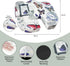 La Boutique Chic 14x18 inches, Pressure Relief Memory Foam Seat Cushion, Butterfly Pattern, Multicolor, Modern Style