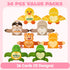 JOYIN 36 Pcs Valentines Day Gifts Cards | Animal Designs Greeting Cards Candy Holder for Kids | Classroom Exchange