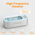 BLIVORRA 48KHz 3-Speed Ultrasonic Jewelry Cleaner Mini Sonic Cleaning Machine for Glasses, Diamonds & Watches Portable
