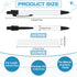 Yexiya Sublimation Pens Blank Heat Transfer Pen Sublimation Ballpoint Pen with Shrink Wrap White Aluminum Customized Clip Pen School Supplies for Christmas Office School Stationery Supplies (10 Sets) by Yexiya