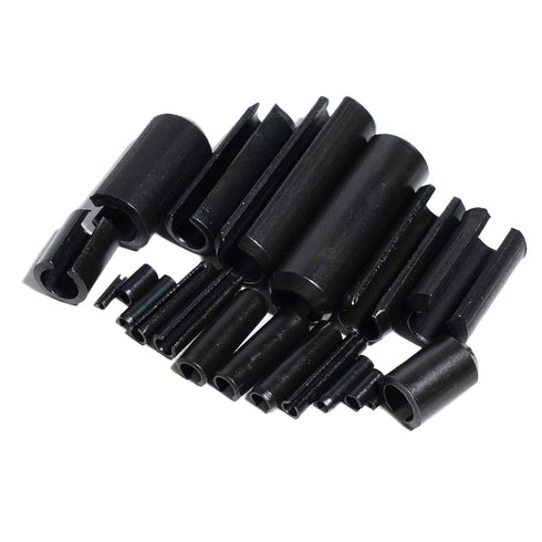 385PCS Roll Pin Set - 26 Sizes Spring Dowel Tension Roll Pins Assortment Kit for Home Improvement and Automotive Repair