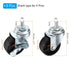 2 Inch M8 (4 4 PATIKIL Stem Casters Wheels, Wire Shelf Caster Threaded Swivel Wheels for Furniture Wire Shelving