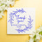Pre-Inked Professional Thank You Stamp for Business & Personal Use | Elegant