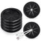 Ezymivs 1 Inch Rubber Grommets for Wiring, 6 Pieces Round Desk Grommet Firewall