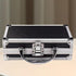 Case,7.09x4.33x2.28'',Briefcase Aluminum Alloy Carrying Case Tool Box Small Hard Portable for Toys Tools Traval