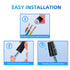 40PCS Waterproof Outdoor Wire Electrical Connectors, Sealant Twist Nuts for Landscape Light and Wet Location