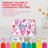 ZZTBTNO 8 12 Blank Thank You Cards with Envelopes & Stickers - Write Your Own Message - Blank Inside Greeting Cards