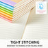 Feela 16 Pack Composition Notebook Bulk, 8.3”x 5.5”, A5, Kraft Cover, 60 Pages, Lined Blank College Ruled Journals, 8