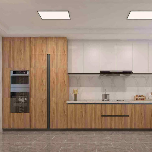COSNIGHT Wood Grain Contact Paper, Self Adhesive Peel and Stick Wallpaper for Countertop and Cabinet 15.7"x118"