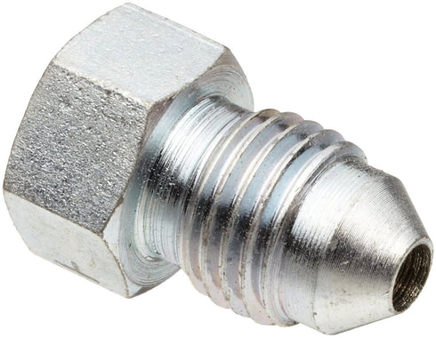 Brennan 2408-04 Steel JIC Flared Tube Fitting, Plug, 1/4"