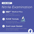 4 100 Supmedic Nitrile Exam Gloves, Mil Pcs, Powder-Free Latex-Free Cooking Food-Safe Disposable Medical Gloves, Blue