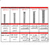 Heavy Duty Adjustable Clevis Pin Fastener Tool, Size 1/2 x 2inch Zinc Steel with 8 Holes & Matching R-Clip