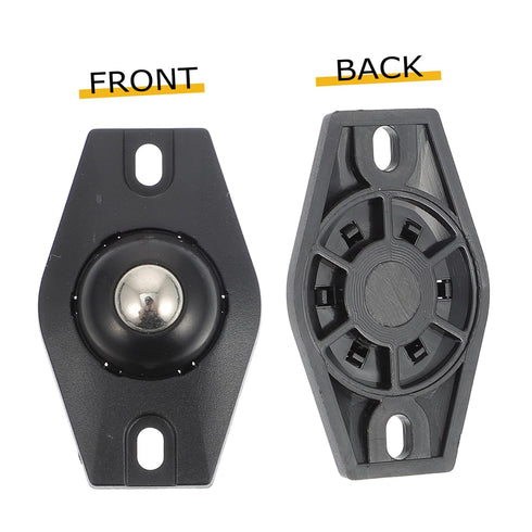 8pcs KICHOUSE Self-Adhesive Wheels for Storage Boxes and Trash Cans Easy to Install Silent Rolling Casters with Strong
