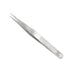 Boley Style Stainless Steel Lab Forceps with Straight Strong Pointed Tips (5 in.)