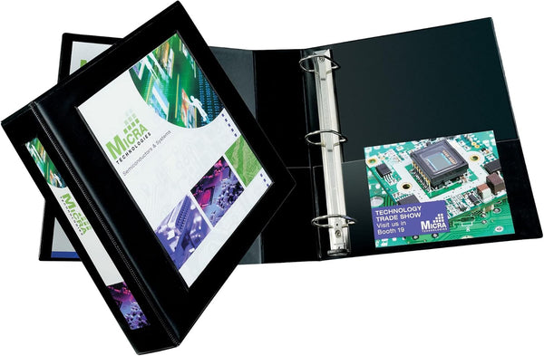 Avery Heavy-Duty Framed View 3-Ring Binder, 2" EZD Rings, Black, 1 Binder