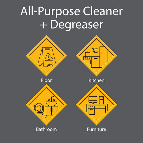 32 Zeiff Pro-Grade All-Purpose Cleaner & Degreaser - Powerful Cleaning & Odor Eliminating Formula For Professional