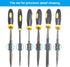 26Pcs Needle File Set, 6Pcs Wood Rasp + 10Pcs Mini Diamond Needle File Set