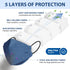 KN95 50 Pack 5 KN95 FENFEN Face Masks Disposable Adults - Layer Protection Dust Breathable Comfortable Respirator Women