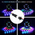 SUPERNIGHT 3 Pin Connector for WS2811 WS2812 WS2812B SK6812 LED Strip Lights, 7 Pairs JST SM Male Female Plug Cables