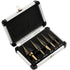 Step Drill Bits, 5PCS HSS Titanium Step Drill Bit Set, 50 Sizes High Speed Steel Bits with Aluminum Case