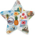 Burbuja Tropical Patchwork Stamp LED Night Light Plug into Wall 0.2W Star-Shaped Nightlight