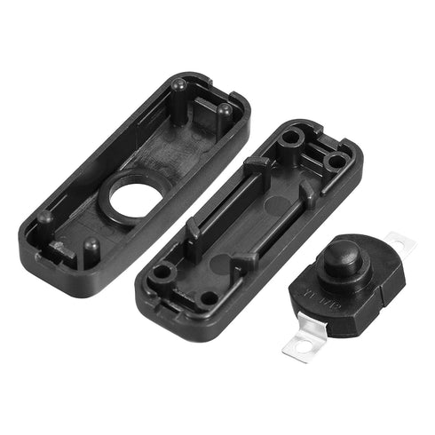 AC250V 6A/ 125V 10A 2pcs uxcell Mini Inline Cord Switch On-Off Control Feed-Through Latching Press Switch for Bedroom