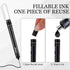 MotiMind 24 Pcs Deep Hole Marker Bulk Long Nib Marker Long Head Waterproof Multi-purpose Deep Reach for Carpenter