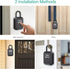 ORIA Upgraded Key Lock Box, 4 Digit Combination Lock Box with Shackle, Wall Mounted Weatherproof Key Safe