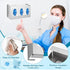 1 10" 16" 3 3/4" Blulu Pcs Stainless Steel Triple Glove Box Holder Triple Glove Dispenser Wall Mount for Organize