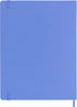 Moleskine Classic Notebook, Hard Cover, XL, Plain/Blank, Hydrangea Blue, 192 Pages